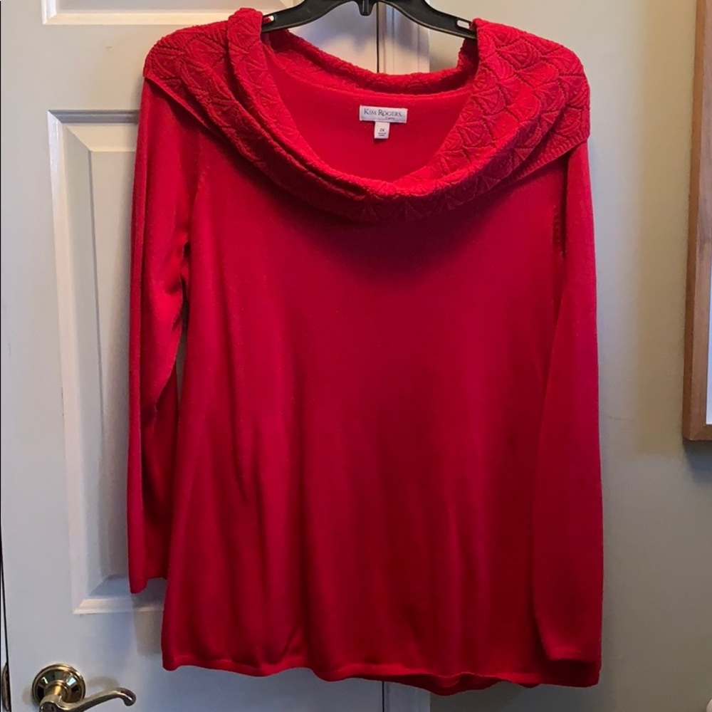 Red sweater